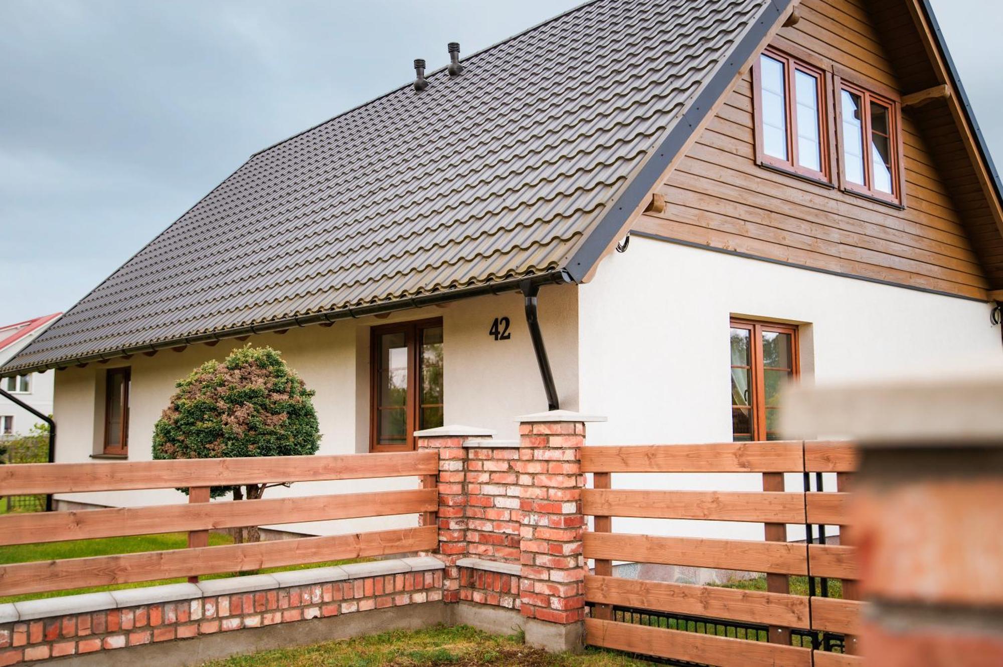 Domek Caloroczny Na Kaszubach Blizniak Lipusz エクステリア 写真